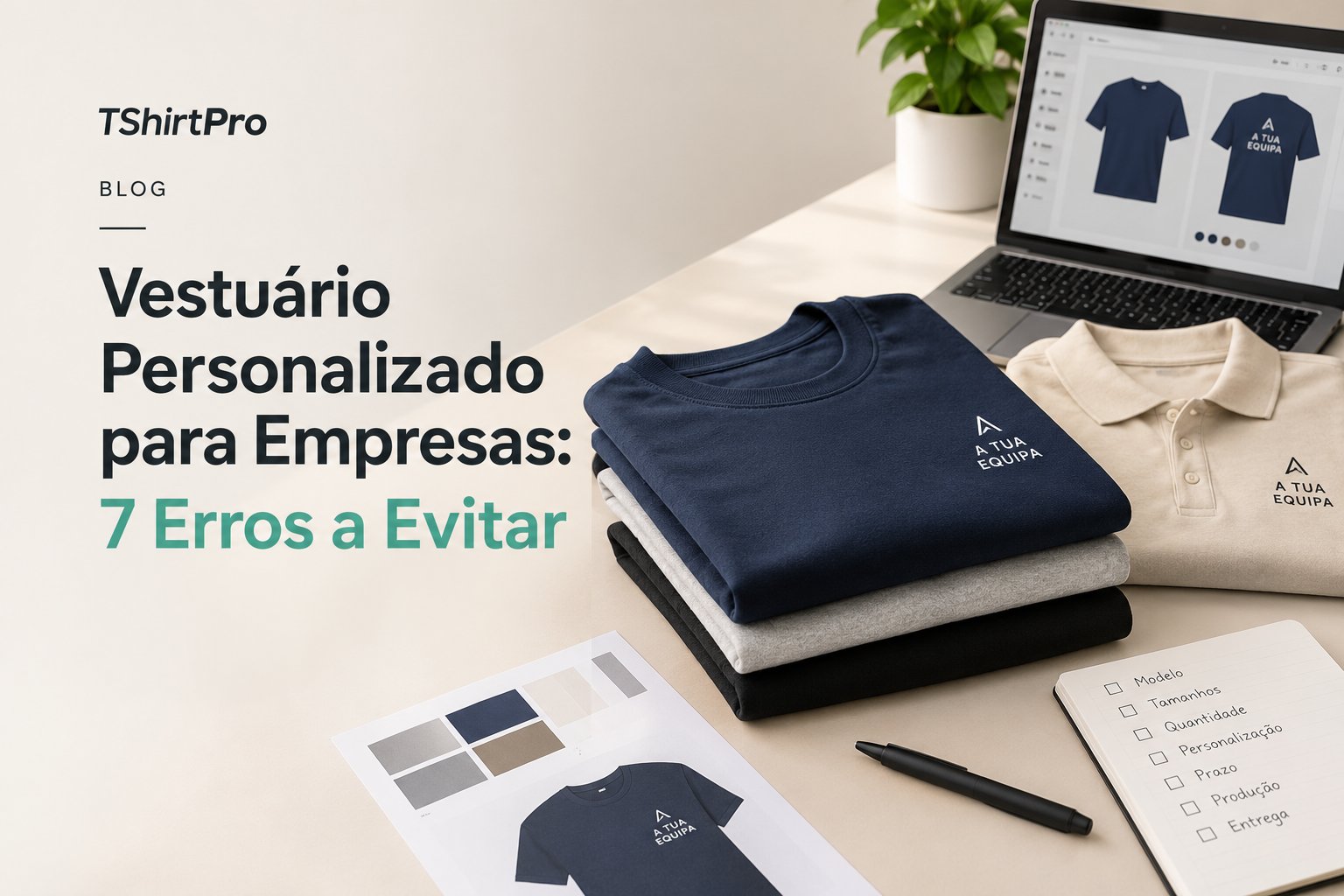 Vestuário Personalizado para Empresas: 7 Erros a Evitar