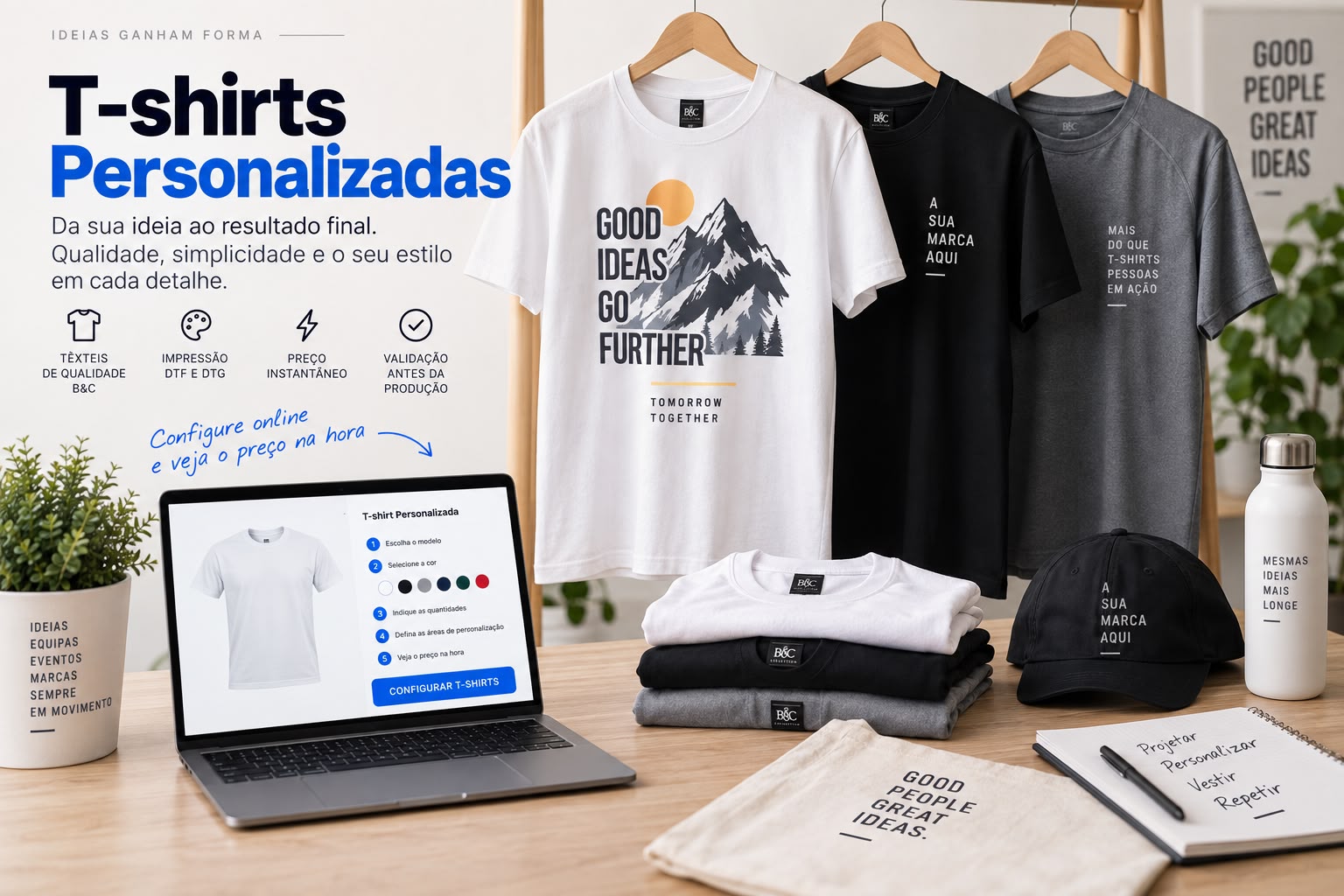 T-shirts Personalizadas: Guia Completo para Escolher, Personalizar e Encomendar em 2026
