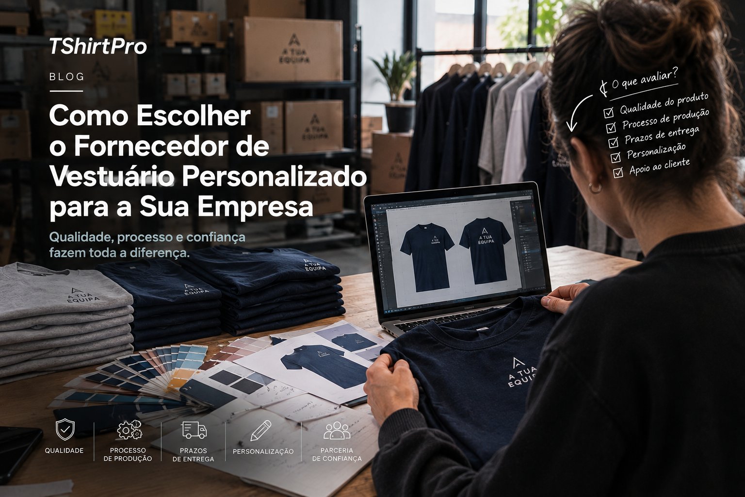 Como Escolher o Fornecedor de Vestuário Personalizado para a Sua Empresa