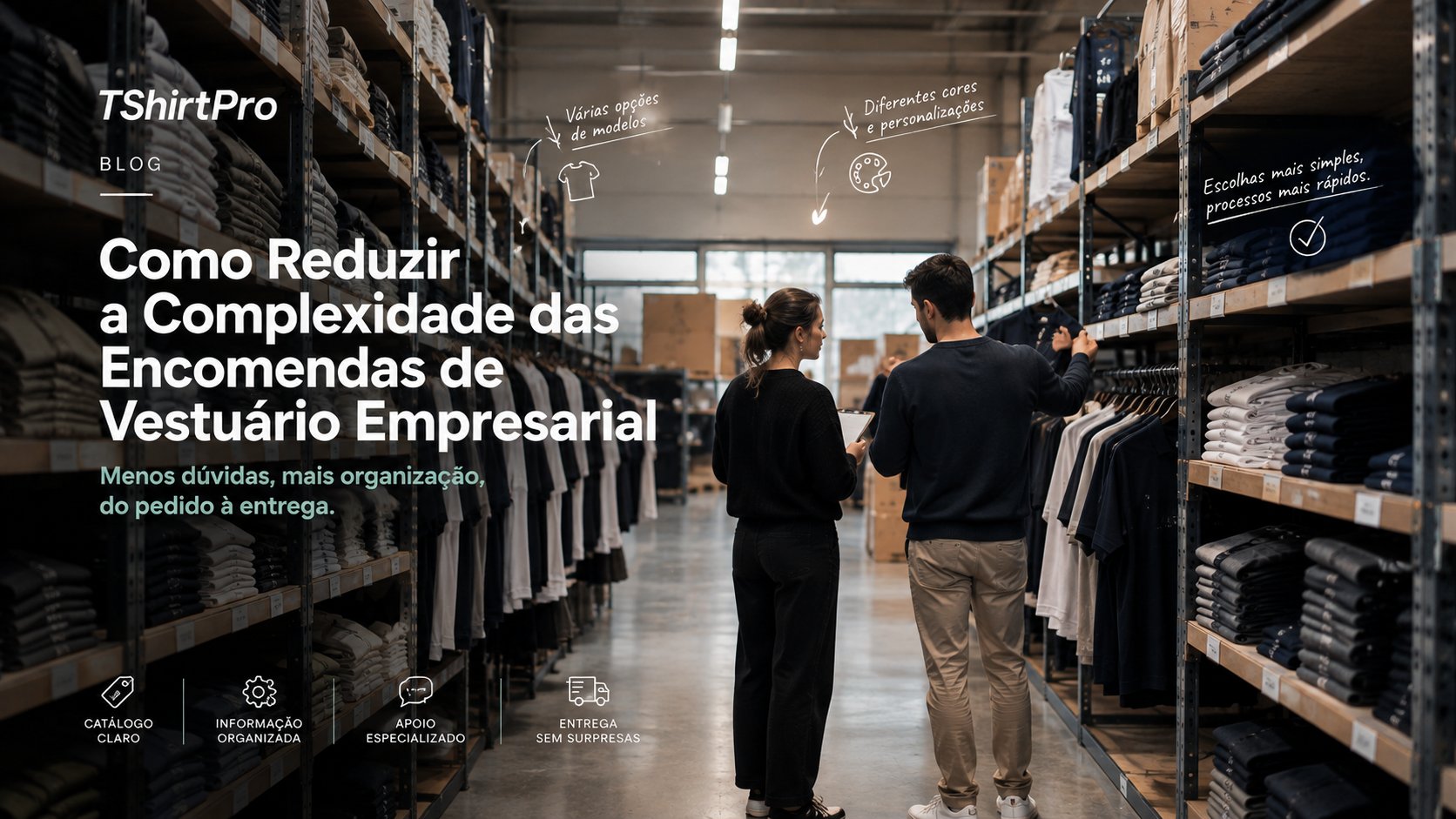 Como Reduzir a Complexidade das Encomendas de Vestuário Empresarial