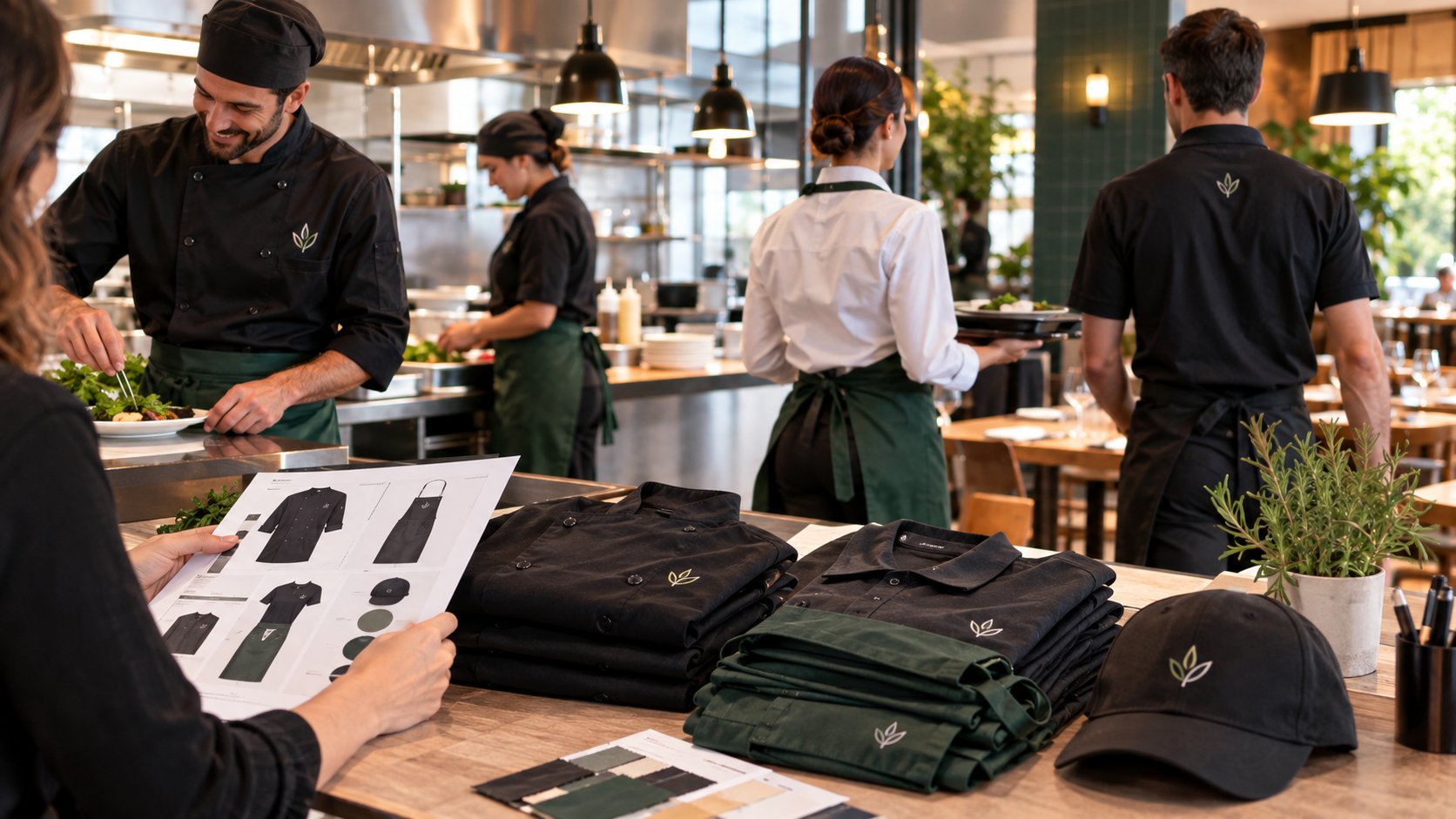 Vestuário Personalizado para Restaurantes: Guia para Equipas e Staff